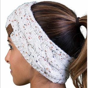 Knit Sherpa Lined Headband Ear Warmer